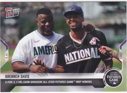 2021 Topps Now 495 Brennen Davis
