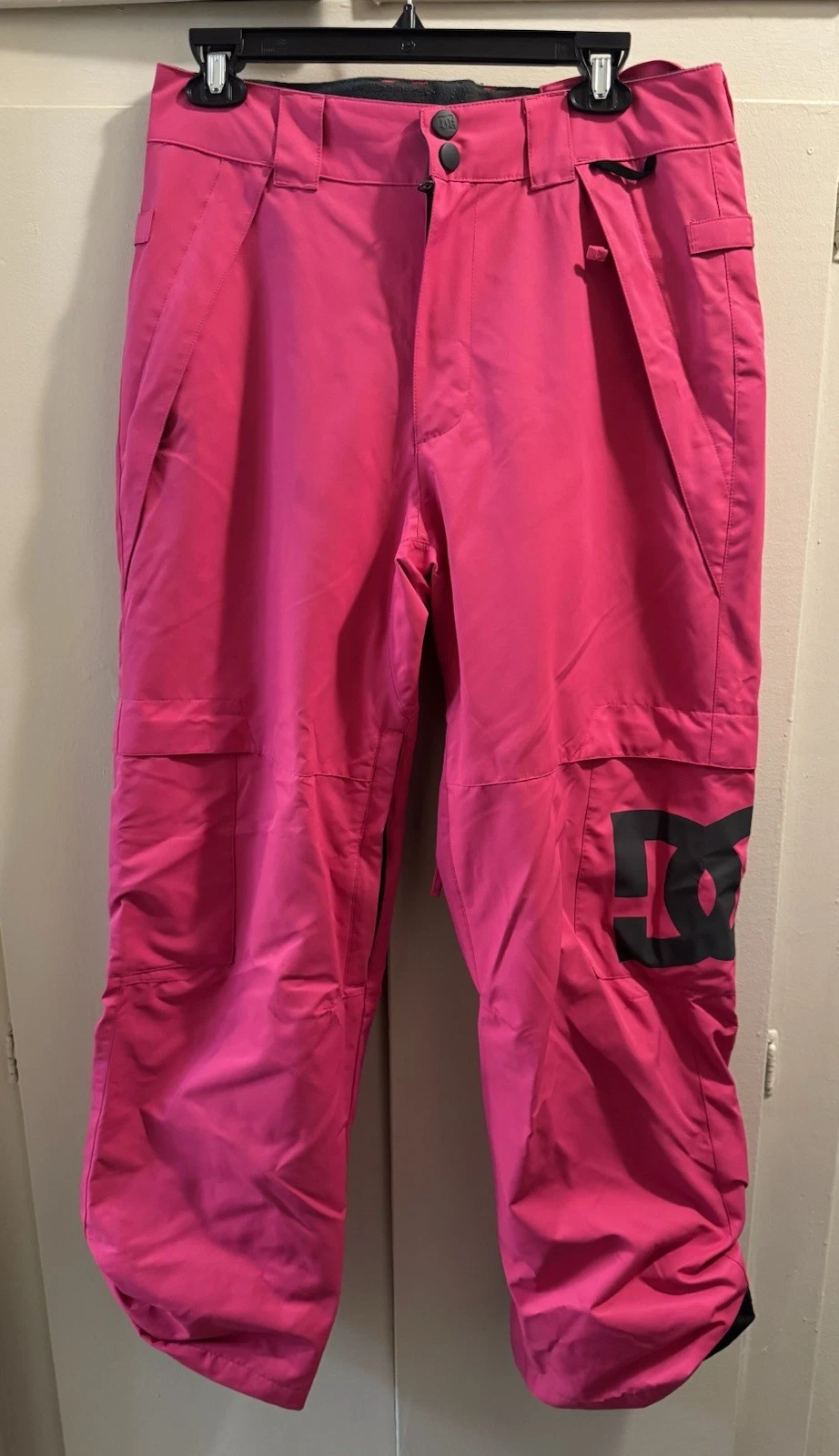 DC Girls Pink Snow Pants XL Ski Boarding Winter Waterproof Insulated Pockets