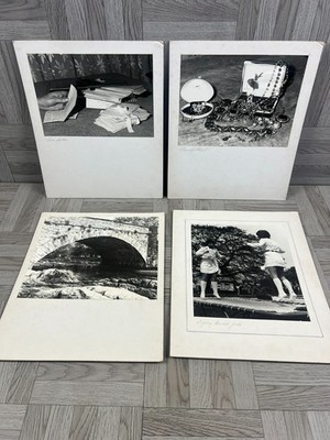 Vier Schwarzweiß Vintage Fotografien - 60er Jahre - montiert - Kunstwerk