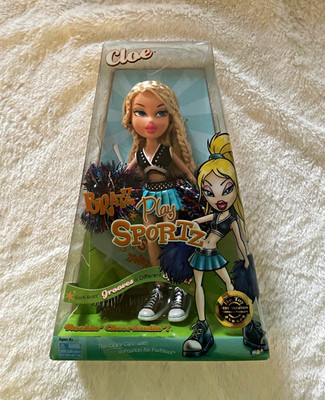 Bratz Play Sportz Cloe Cheerleader 10'' Fashion Doll Collector Toy Unopened