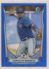 2014 Bowman Draft Top Prospects Chrome Blue Refractor /399 Franklin Barreto y0i