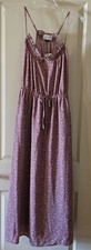 Universal Thread Women's Size Small Smocked Midi Sundress Mauve Floral