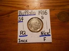 1916S Buffalo Nickel F NICE!!! Tough Date1!!! PQ!!!!