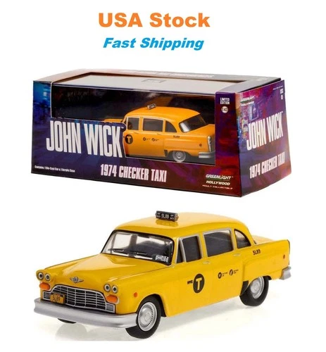 John Wick 3 Parabellum Checker Motors Marathon A11 N.Y.C. Taxi Greenlight 1:43