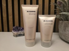 2 x  Jil Sander Sensation Cashmere Cream & Shower Gel Set Neu