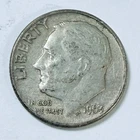 1963 D Silver Roosevelt Dime - 90% Silver - Circulated Coin  #5496