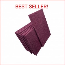 VSM 10-Pack: 6" x 9", Maroon - Very FIne, Non-Woven Hand Pad, Aluminum Oxide Gra