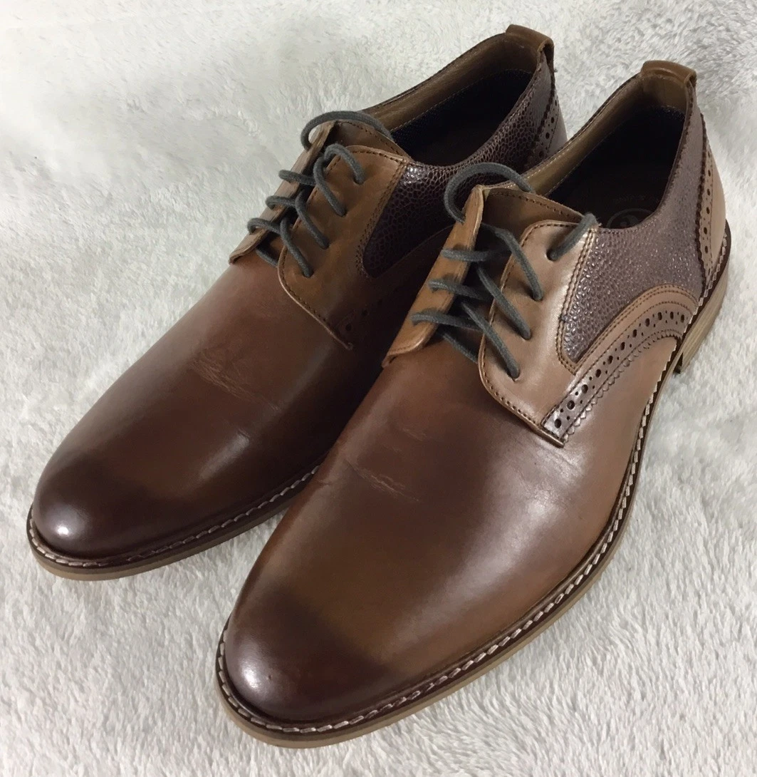 Thomas & Vine Glover Black Leather Plain Toe Derby  9.5M Thomas Shoes for Men for sale | eBay main image 4