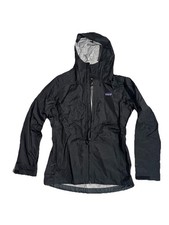 Women  s Patagonia Black Torrentshell 3L h2no Full Zip Rain Jacket Size XS