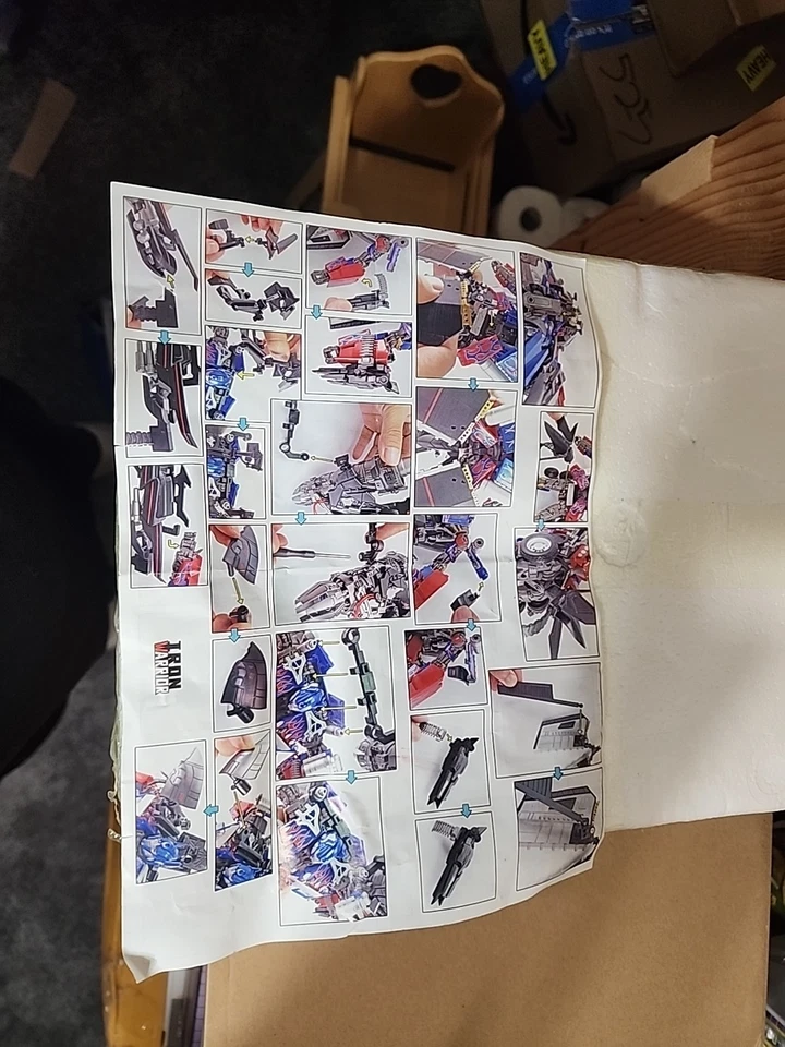 Piezas Iron Warrior Iw-06 Jetfire para obra maestra Optimus Prime Foto 3 de 4