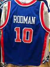 DENNIS RODMAN DETROIT PISTONS NBA JERSEY NBA BOYS/YOUTH MITCHEL NESS ROYAL