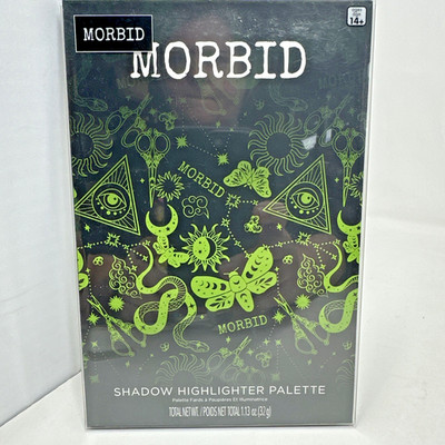 Spencer's Morbid Shadow Highlighter Palette 10 Shadows 2 Highlighters Sealed