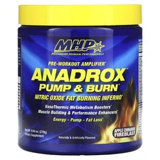 Anadrox Pump & Burn, Pre-Workout Amplifier, Apple Cinnamon Fireblast, 9.84 oz