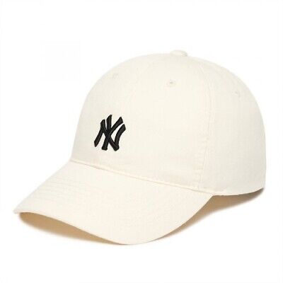 キャップ MLB Korea Rookie Unstructured Ball Cap NY Ivory 3ACP7701N-50 s-l400.jpg