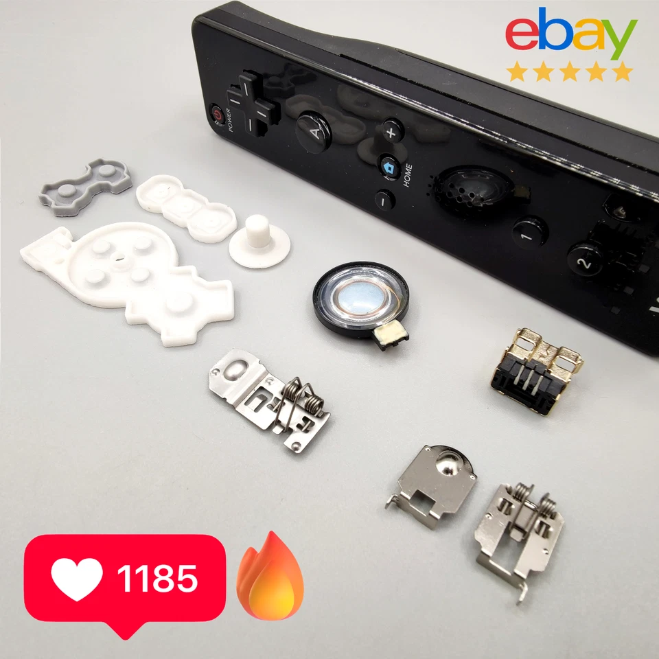 Ersatz Reparatur Teile für Nintendo Wii Remot Controller / Gummi Kontakte Sound