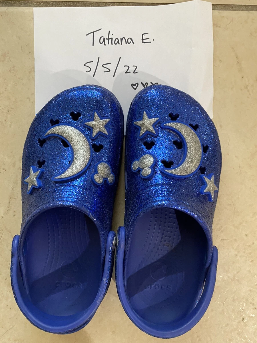 Disney glitter crocs hotsell