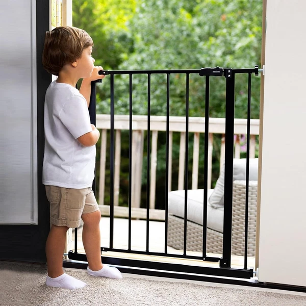 1086 InnoTruth 28.9-42.1" Wide Baby Gate for Stairs, doorways Pet Gate 30" Tall