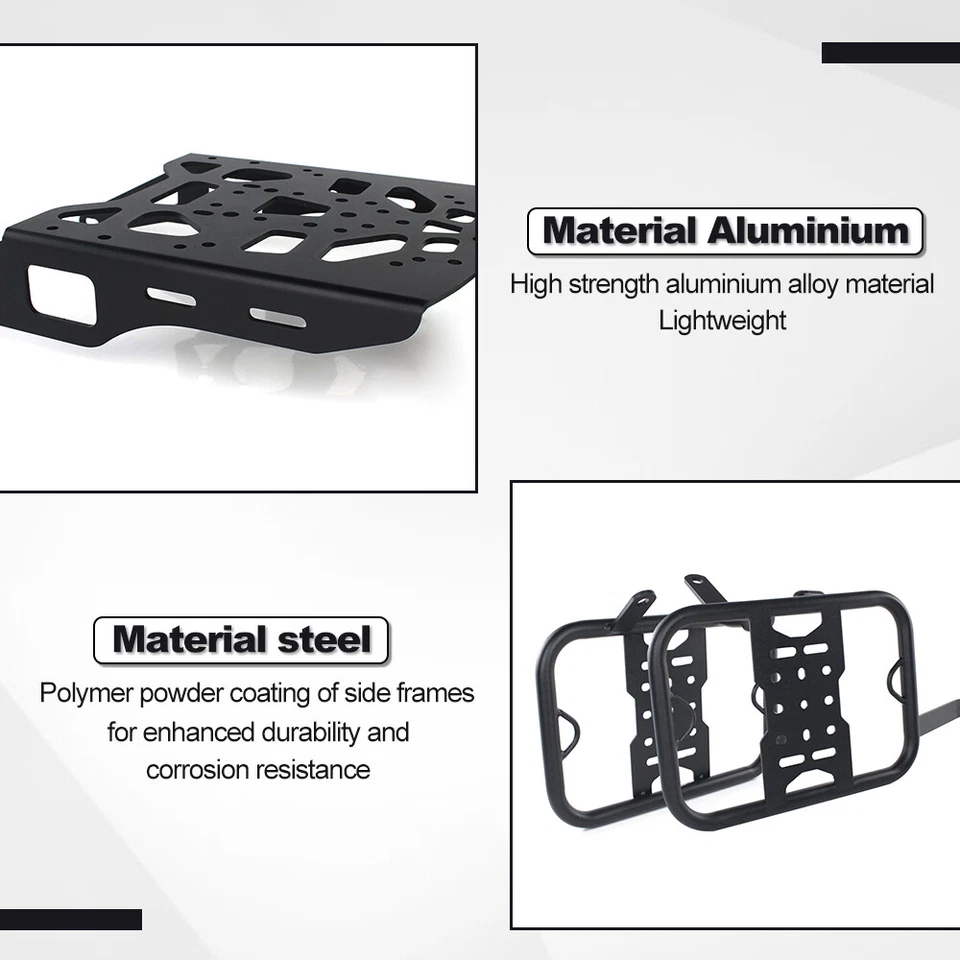 Rear Rack & Pannier Racks Kit Fit For Kawasaki KLX250/KLX250S/KLX250SF 2009-2023 - Image 3 of 4