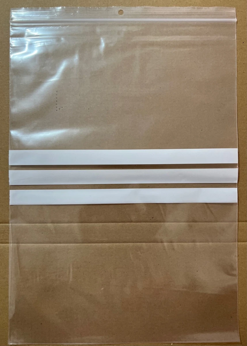 See through bag shop with writing