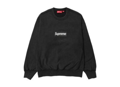 Supreme Washed Box Logo Crewneck Black | eBay