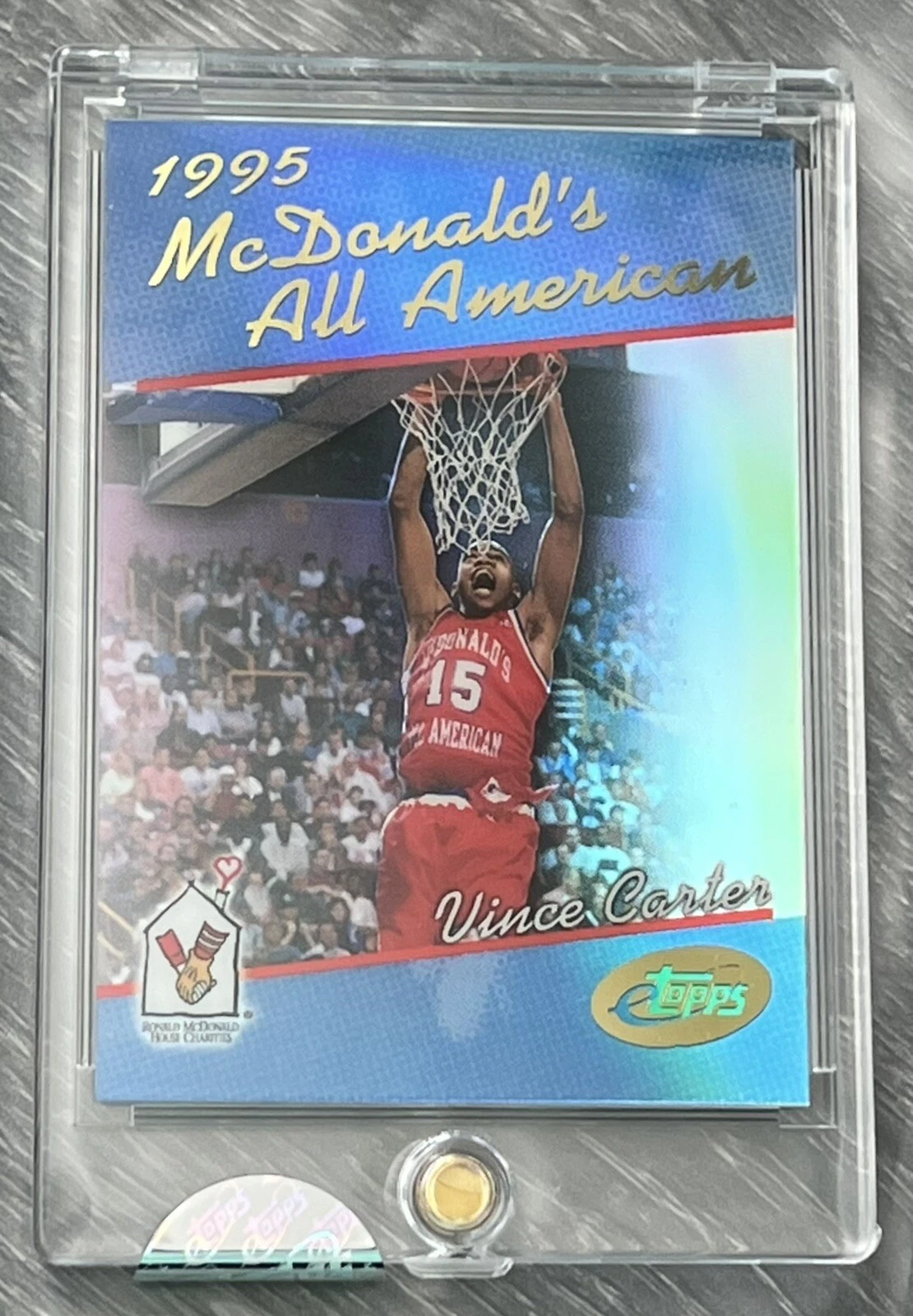 2006 eTopps Encased VINCE CARTER 🏀 McDonald's All American 🏀Print Run #/750🏀