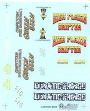 Slixx 8028 Gasser Mini Sheet #14 1/24 1/25 waterslide Drag decal