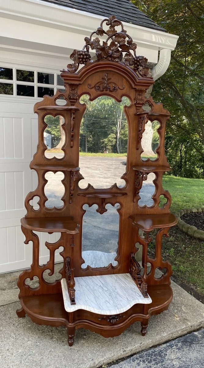 Antique etagere sale