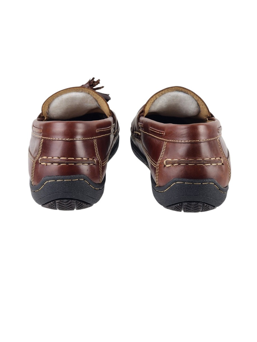 Johnston And Murphy Brown Leather Tassel Loafers Size 12M | eBay display picture 1