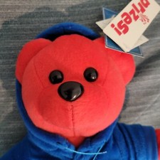 Cubs Teddy Bear w/ Hoodie Plush 15" Forever Collectibles MLB Genuine Merchandise