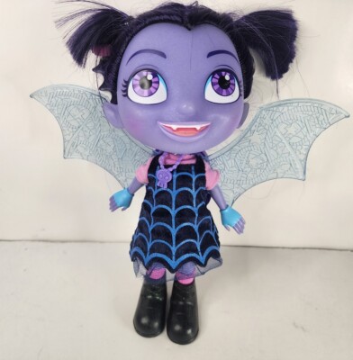 Disney Hotel Transylvania Young Mavis Vampire Doll W/Wings Plastic Face 11'' Tall