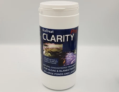 CLARITY PRO POND TREATMENT 1kg TUB keeps ponds healthy and clear