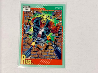 [1991] RAGE rookies (Marvel Comics) Trading Card #147 | eBay