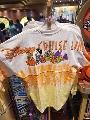 Walt Disney Cruise line 2024 Halloween Candy Corn Spirit Jersey Size M NEW