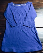 Isaac Mizrahi Dress, Women's Size XS, Purple, Sweater, Half Sleeve, Crew Neck