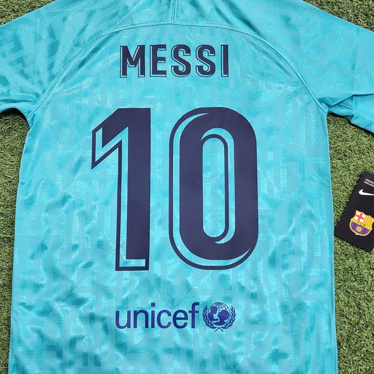 Nike Barcelona Third Youth 2019-20 Soccer Kids Jersey Legend MESSI