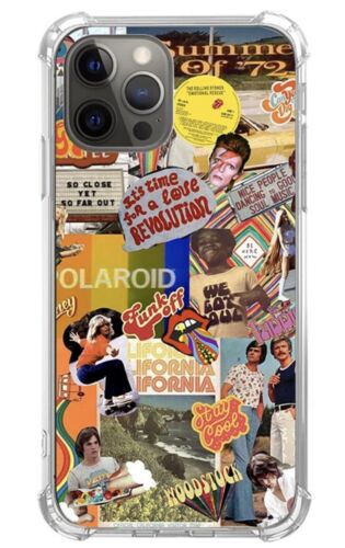 Iphone 11 Pro Max case retro vintage woodstock David Bowie Apple - Picture 1 of 1