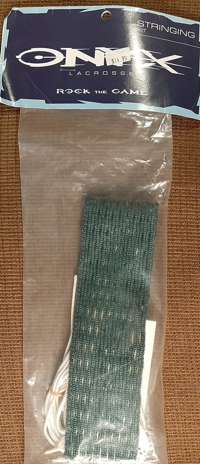 ONYX Lacrosse Hard Mesh Stringing Kit -New Sealed Green Hard Mesh Kit Free S&H 