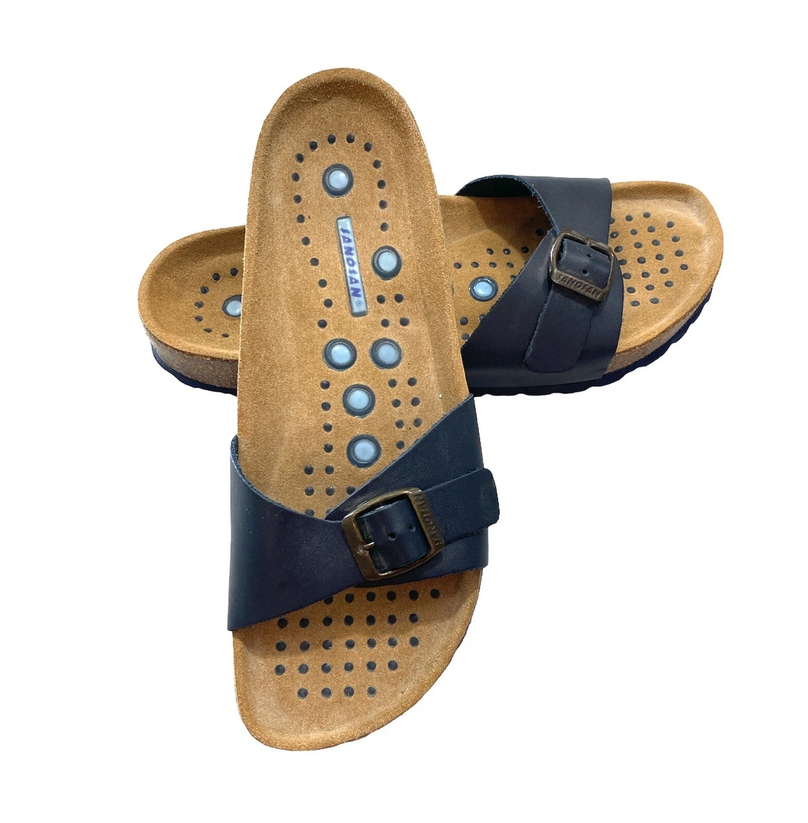 Dokument Mindful industrialisere Sanosan Slide Sandals Navy Blue Buckle Women's Size 40 US 9.5 EUC | eBay Dokument Mindful industrialisere Sanosan Slide Sandals Navy Blue Buckle Women's Size 40 US 9.5 EUC | eBay