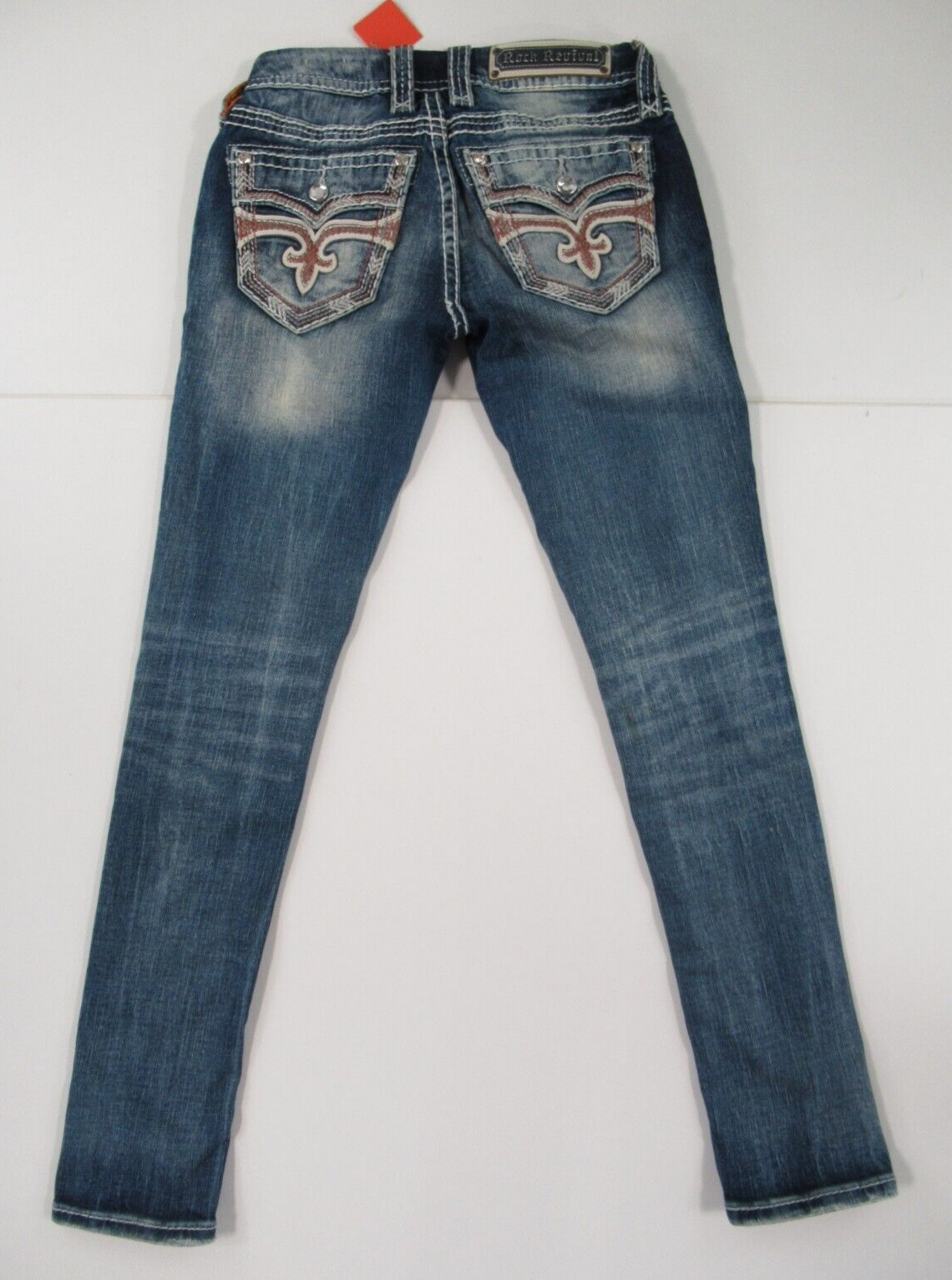 Rock Revival Women's Dianeya Ankle Skinny Jeans Tag Size 25 Measured 29x30 #D836 image 2