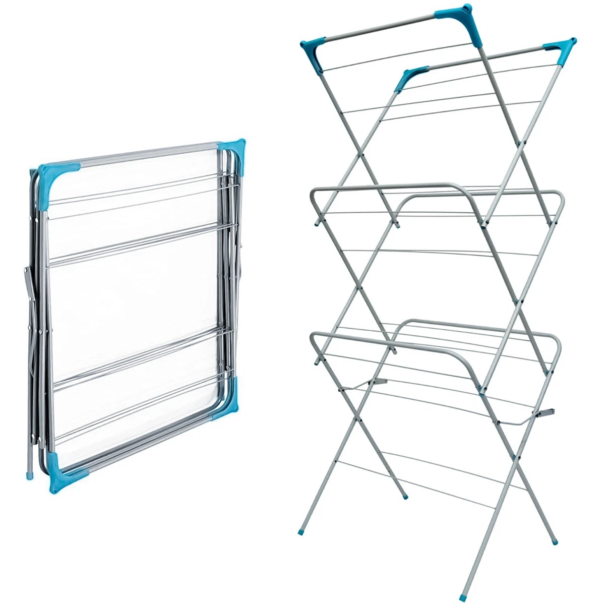 3 Tier Clothes Dryer Airer Foldable Laundry Rack Washing Line