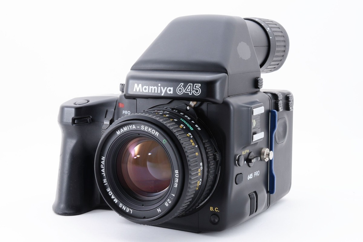 N.MINT in Box ] Mamiya 645 Pro SV PACK + C 80mm f/2.8 N + AE