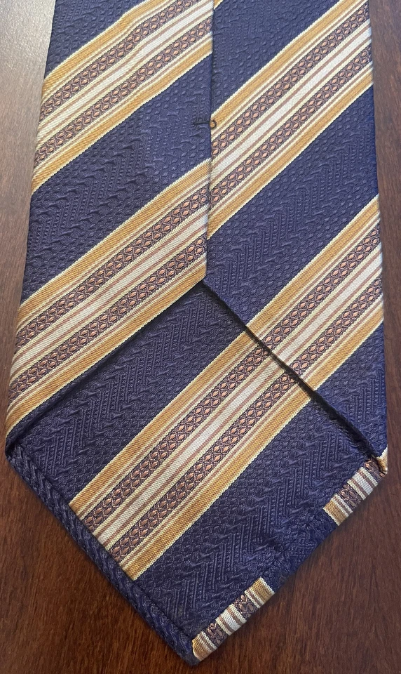 "Corbata vintage Gianni Viera 100 % seda hecha en Italia para hombre W58"" L4""" Foto 4 de 4