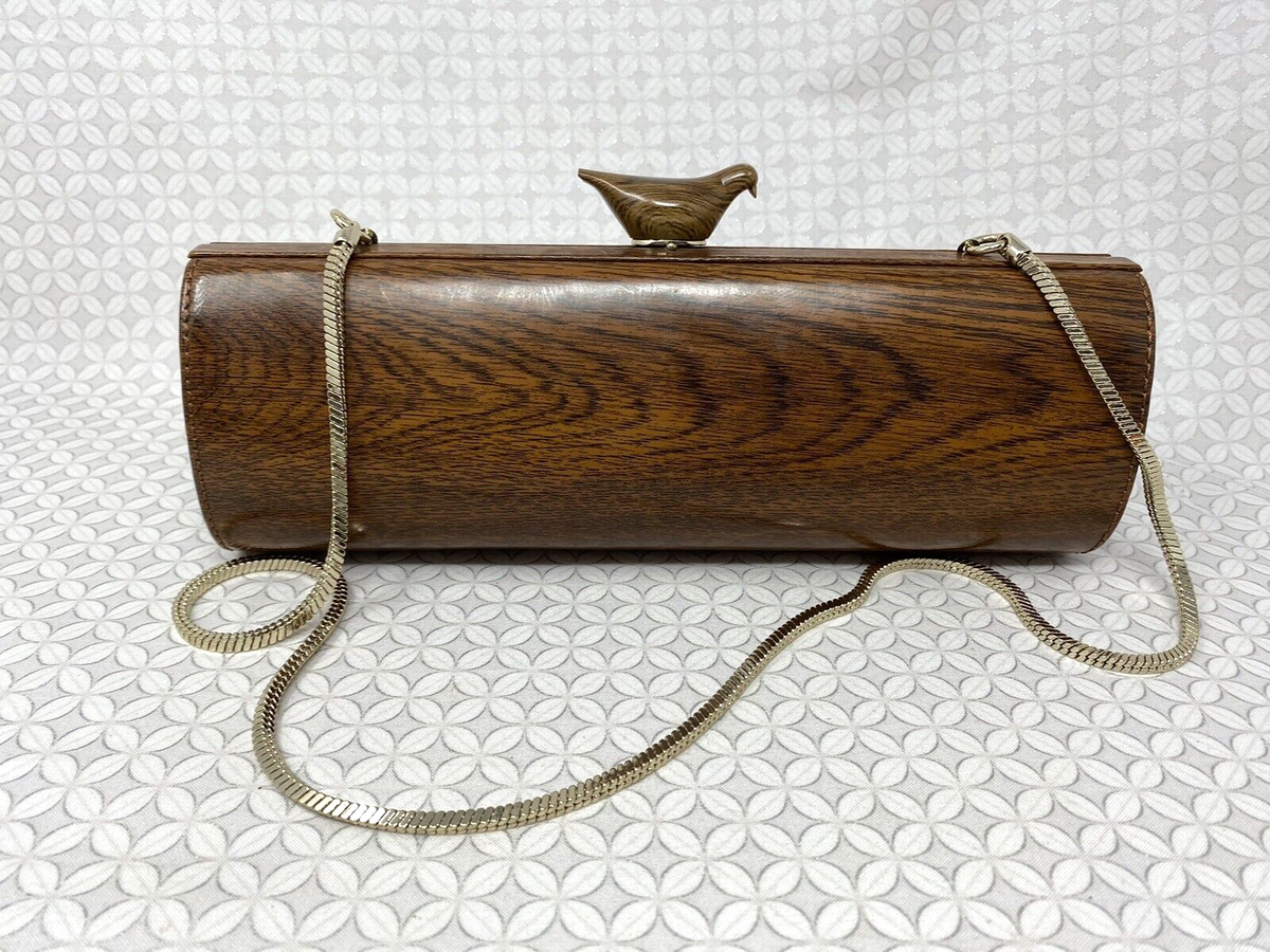 Kate Spade NY Bird Woodpecker Clutch purse Knock On Wood DAMAGED