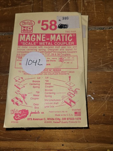 ACOPLADORES METÁLICOS KADEE HO GUAGE MAGNA-MATE, NUEVOS (INV 1042) | Zustand: New