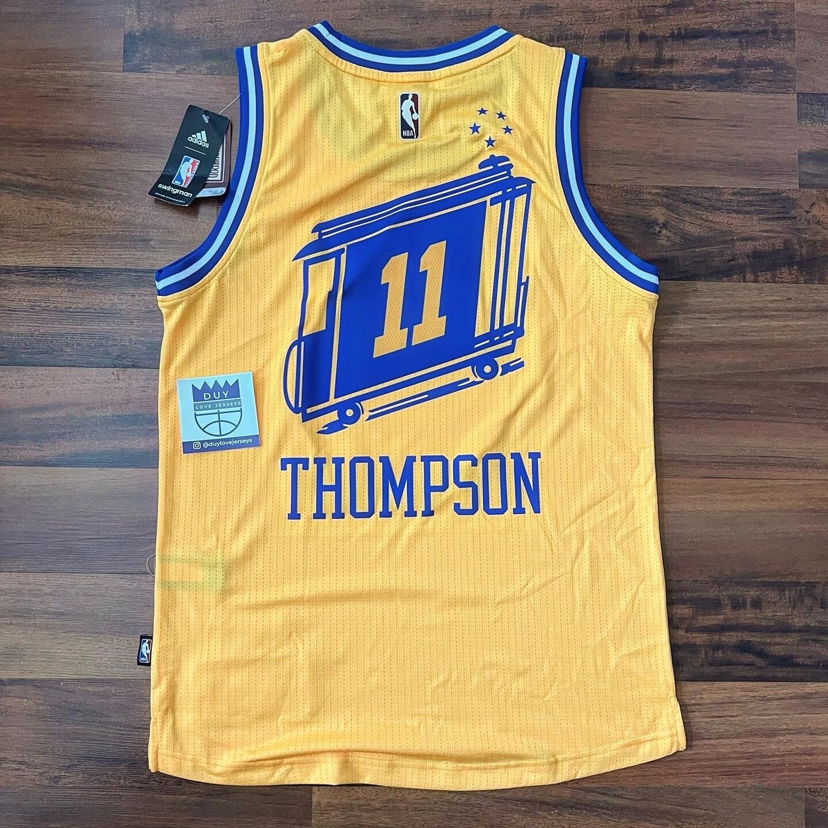 Klay Thompson Golden State Warriors Adidas NBA HWC Swingman Jersey