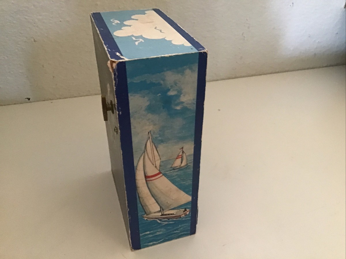 THE MUSIC BOX SHOP VINTAGE OTAGIRI NAUTICAL SAILING SHIP MUSIC