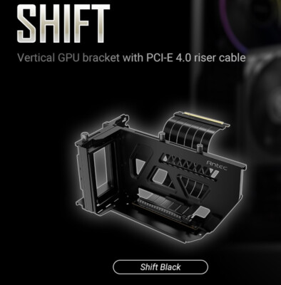 Antec Adjustable Vertical GPU Bracket and PCI-E Riser Cable