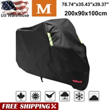 200*90*100cm Waterproof Motorcycle Cover Moped Bike Scooter Dust Rain Protector