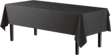 Premium Black Table Cover 54" x 108" for Elegant Events and Occasions