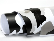 MUSTER Folien Camouflage, Matt, Glänzend, Gebürstet, Chrom Matt Metallic, u.s.w.